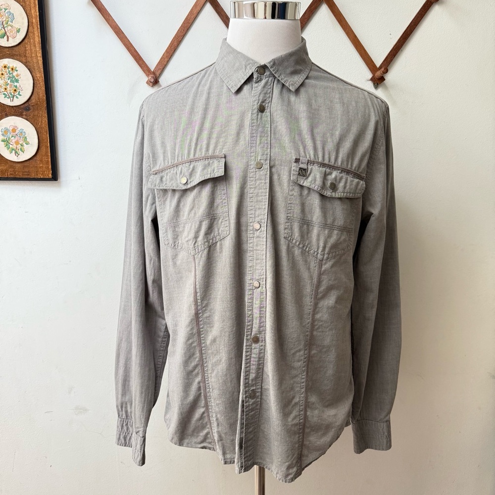 Armani Exchange A/X Snap Button Shirt